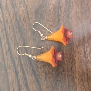 Flower earrings